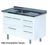 Gabinete Life, Branco, 1.50m