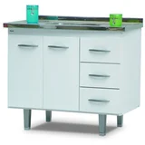 Gabinete Milano, Branco, 1.00m