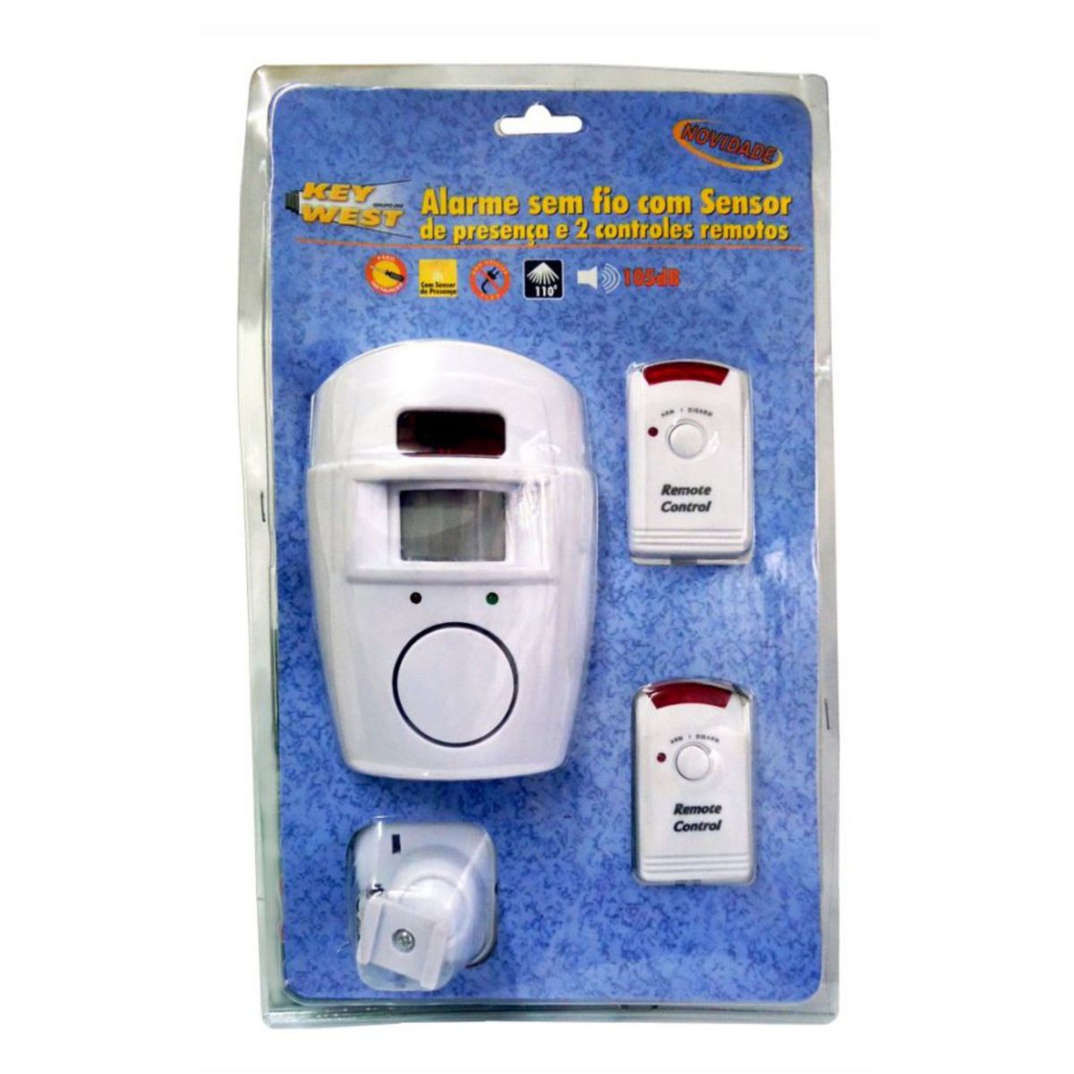 Alarme sem Fio com 2 Controles Dni 6060 12x8,5x0cm DNI, marca DNI - Foto Principal