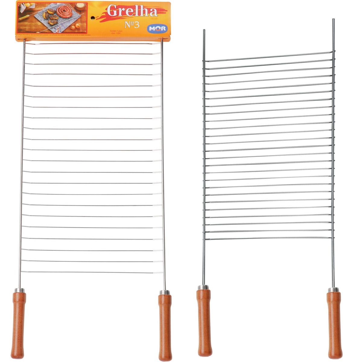 Grelha Simples N.03, Aço, marca Mor - Foto Principal
