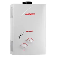 Aquecedor de Água a Gás Lz 750BP GN 7,5 Litros por Minuto Lorenzetti