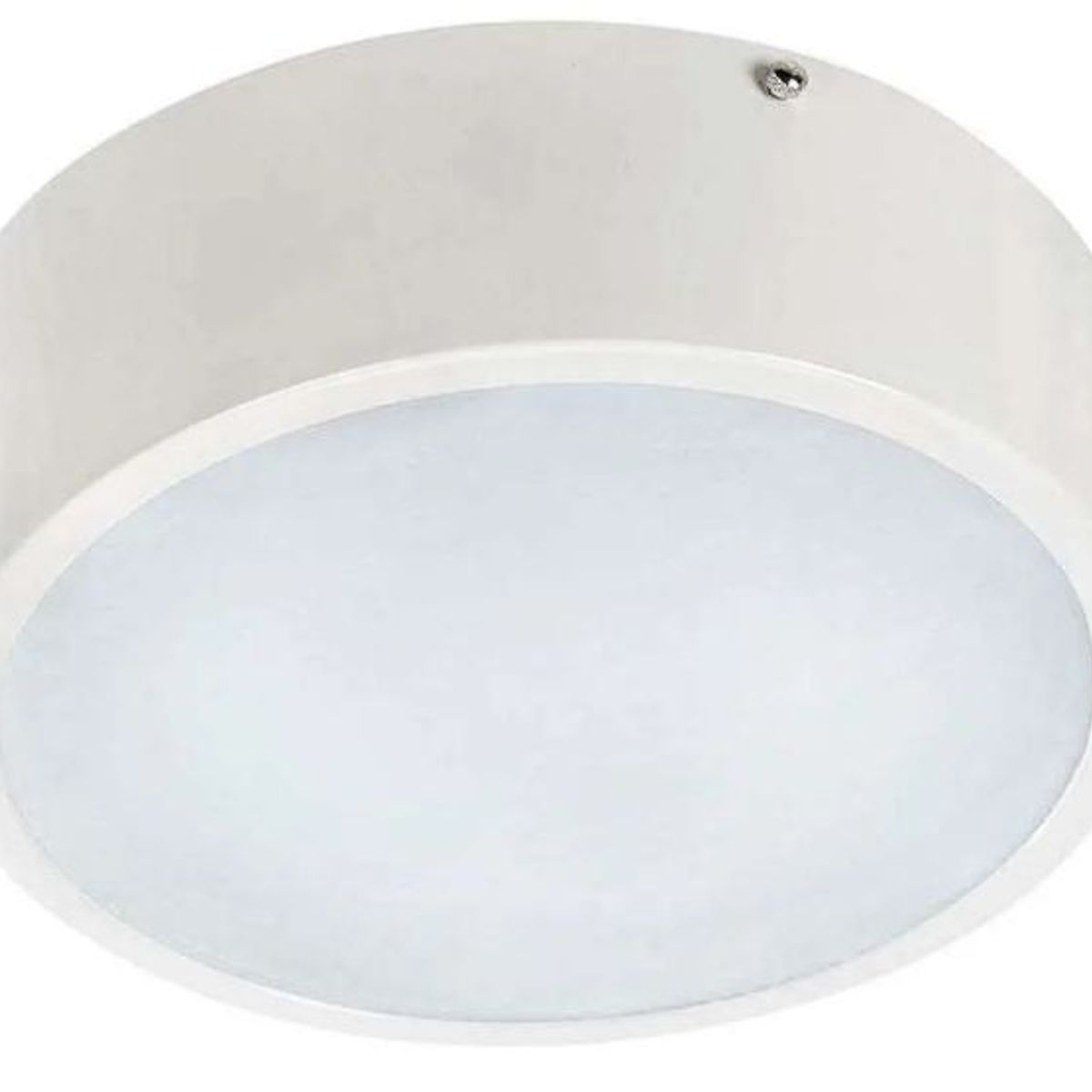 Plafon Lua de Sobrepor 1 Lâmpada em Alumínio Branco, marca Pavilonis - Foto 2