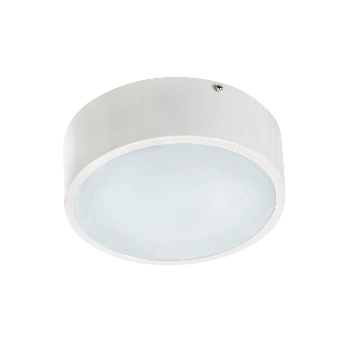 Plafon Lua de Sobrepor 1 Lâmpada em Alumínio Branco, marca Pavilonis - Foto Principal