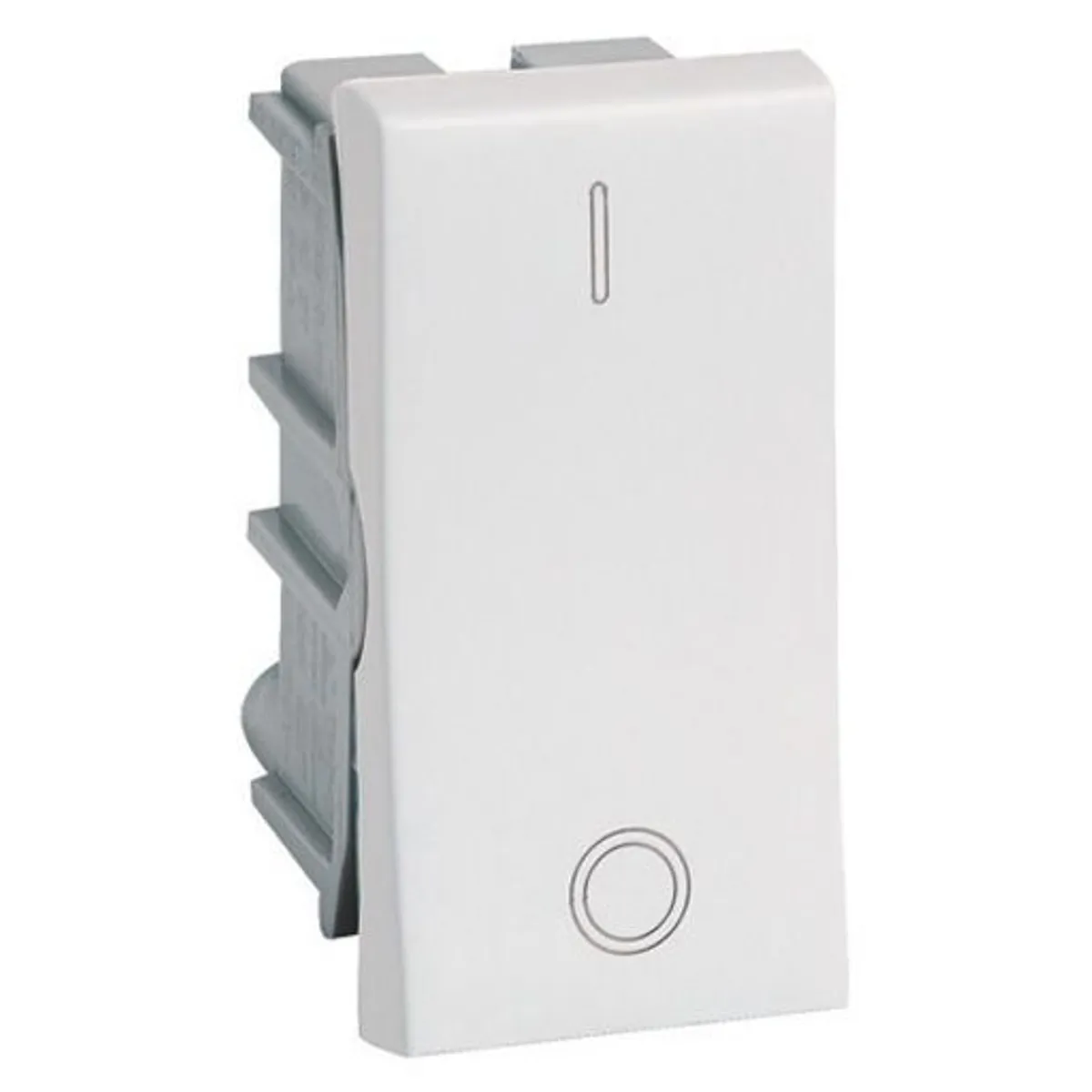 Módulo Interruptor Bipolar Simples 10A Pialplus Branca Bivolt, marca Legrand - Foto Principal