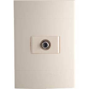 Kit 3 Interruptor Simples 4X2 10A Decor Branca