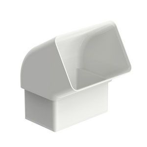 Joelho 60 Retangular Aquapluv Style 10x6,5cm Branco