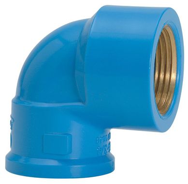 Joelho 90 Soldavel / Roscvel gua Fria Azul Bucha Lato 25mmx3/4