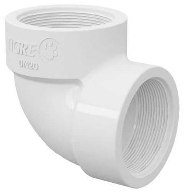 Joelho 90 Roscvel gua Fria Branco 1/2