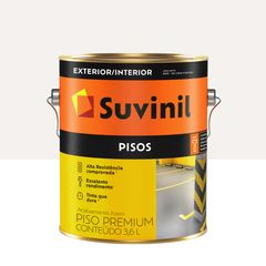 Tinta para piso Branco Fosco Exterior e Interior Piso 3,6L Suvinil