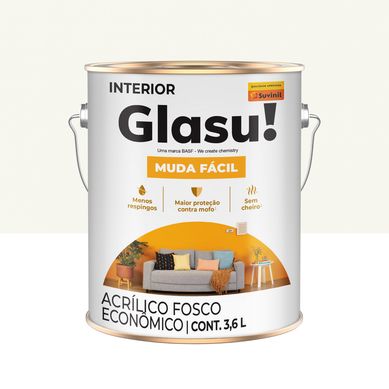 Tinta Fosco Interior Glasurit Econ�mico 3,6L Branco