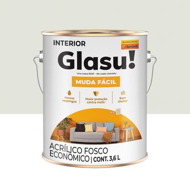 Tinta Fosco Interior Glasurit Econ�mico 3,6L Branco