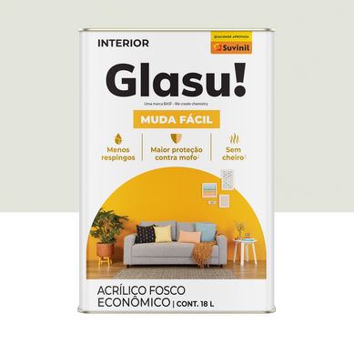 Tinta Fosco Interior Glasurit Econ�mico 18L Gelo