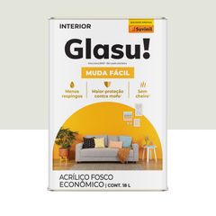 Tinta Fosco Interior Glasurit Econômico 18L Gelo