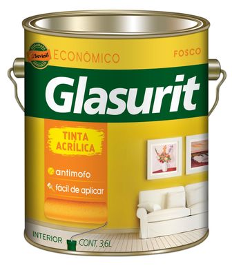 Glasurit Tinta Acrilica Economica Fosco Trevo Da Sorte 3,6L