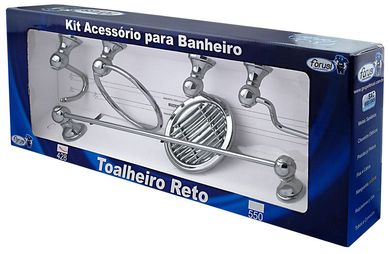 Kit Acessrios Met Classic Cromado