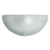 Arandela Clean Vidro 30cm Branco
