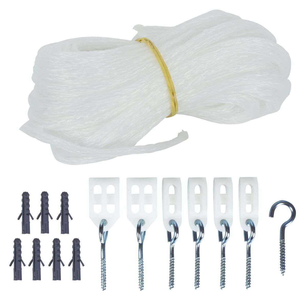 Kit Conserto Varal Teto Roldanas e Corda, marca Mor - Foto 2