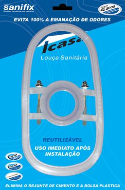 Kit Junta Bacia Diamantina Convencional Sanifix