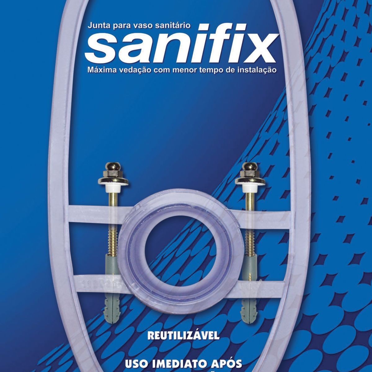 Kit Junta Bacia Monte Carlo Convencional Caixa Acoplada Cri Sanifix, marca Sanifix - Foto Principal