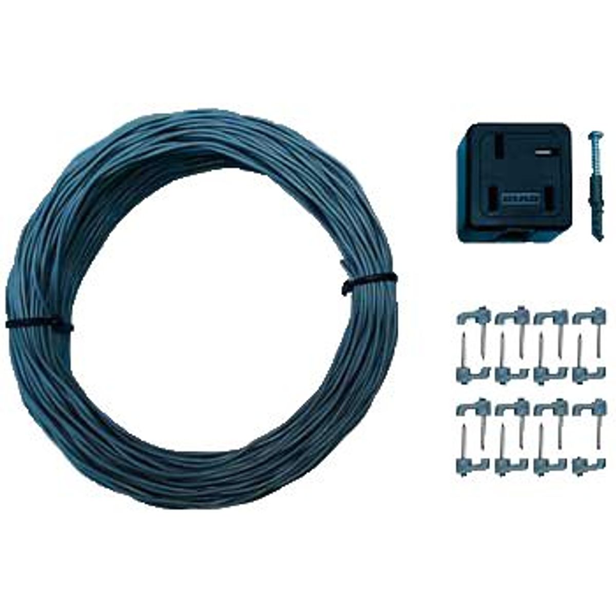 Kit de Tomada Padrão RJ11 e Fio FI60 20 metros, marca Kitflex - Foto Principal