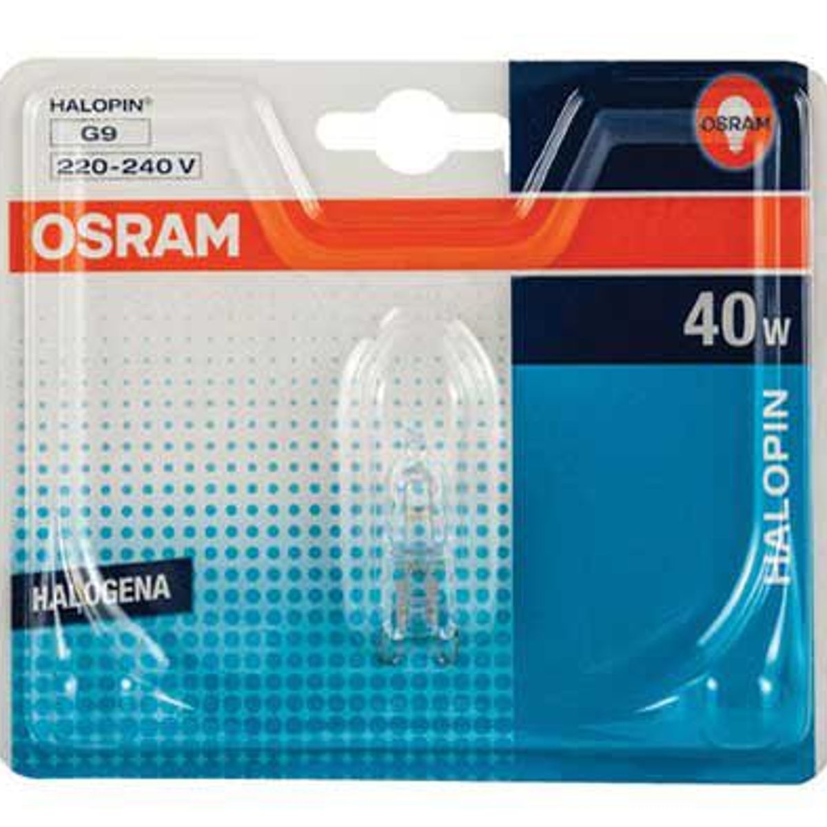 Lâmpada Halógena Halopin G9 Luz Amarela 2594 40W 2700K Osram, marca Osram - Foto 2