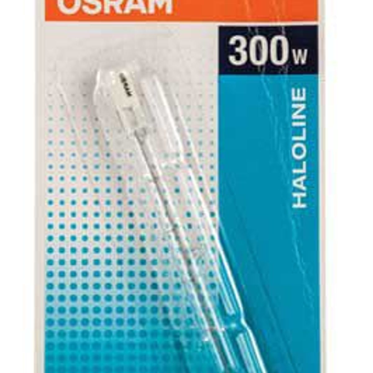 Lâmpada Halógena Haloline R7S Luz Amarela Eco 2892 300W 3000K 127V, marca Osram - Foto 2
