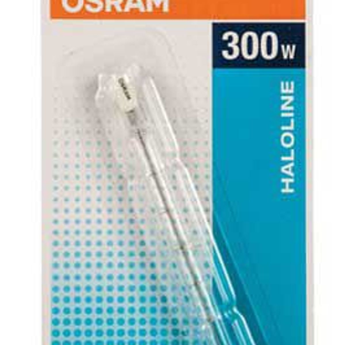 Lâmpada Halógena Haloline R7S Luz Amarela Eco 2892 300W 3000K 220V, marca Osram - Foto 2