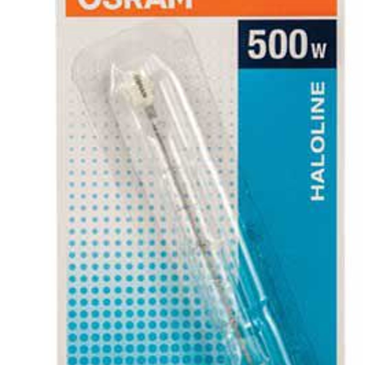 Lâmpada Halógena Haloline R7S Luz Amarela Eco 2893 500W 3000K 220V, marca Osram - Foto 2