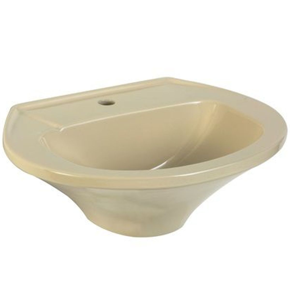 Lavatório para Coluna Diamantina 56x46cm Areia Icasa, marca Icasa - Foto Principal