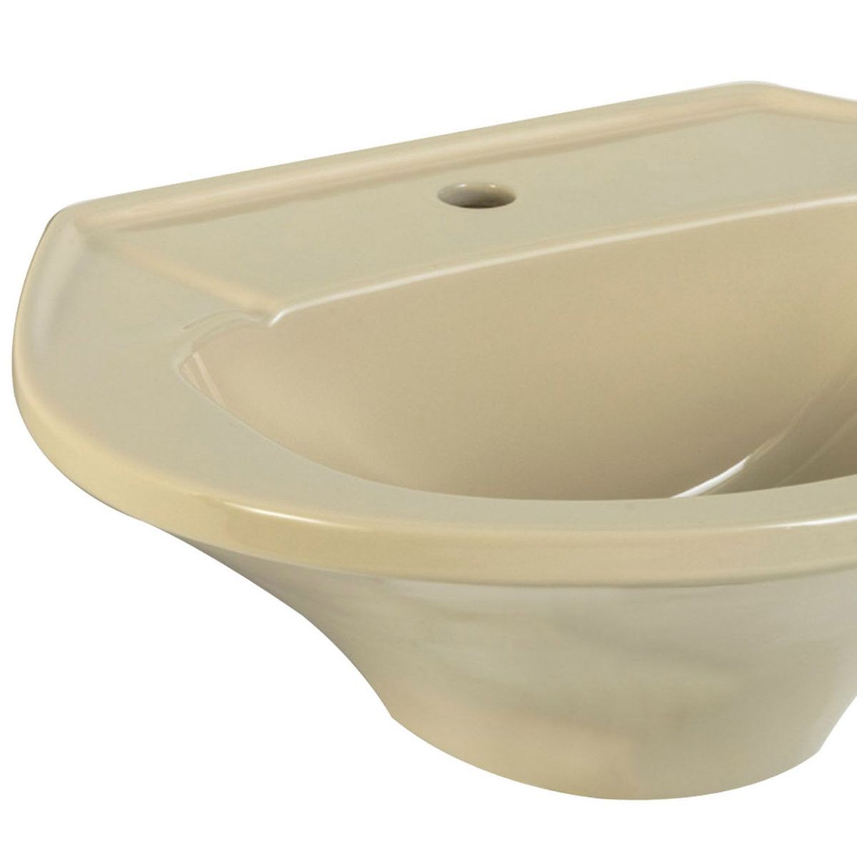 Lavatório para Coluna Diamantina 56x46cm Areia Icasa, marca Icasa - Foto 2