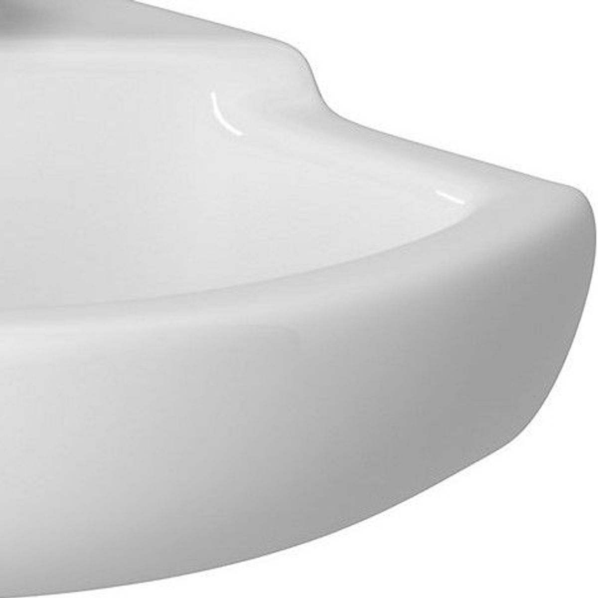 Lavatório de Canto Izy 41x33cm Branco, marca Deca - Foto 2