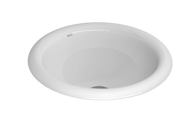 Cuba de Sobrepor Redonda 31cm Branca Deca