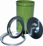 Lixeira de Sobrepor Redonda Inox Ref. 09888 31cm Franke