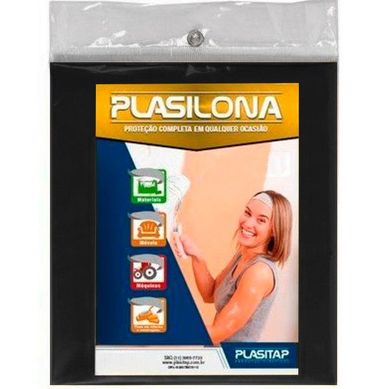 Lona De Plstico 200x200cm Preto