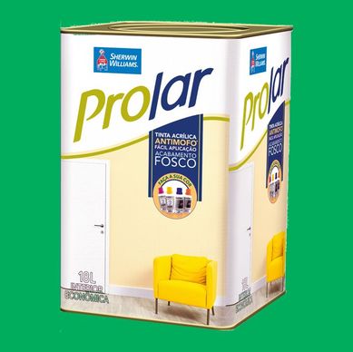 Prolar Tinta Acrlica Verde Tropical 18 Litros