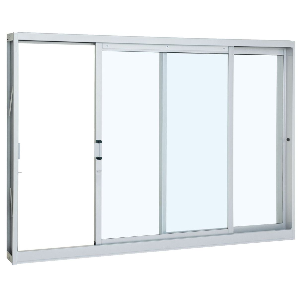 Janela de Correr Aço 2 Folhas Direita 100x150x12cm Pratika, marca Sasazaki - Foto Principal