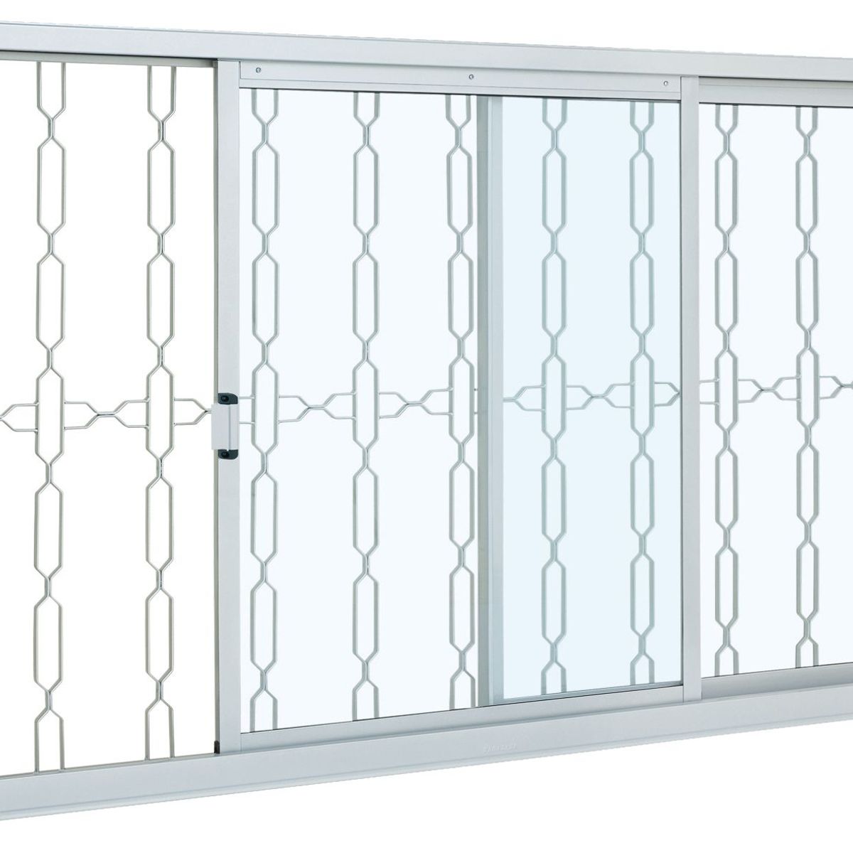 Janela de Correr Aço Branco 2 Folhas Elo Direita 100x150x12cm Pratika, marca Sasazaki - Foto Principal