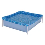 Piscina Retangular 400L Azul Mor