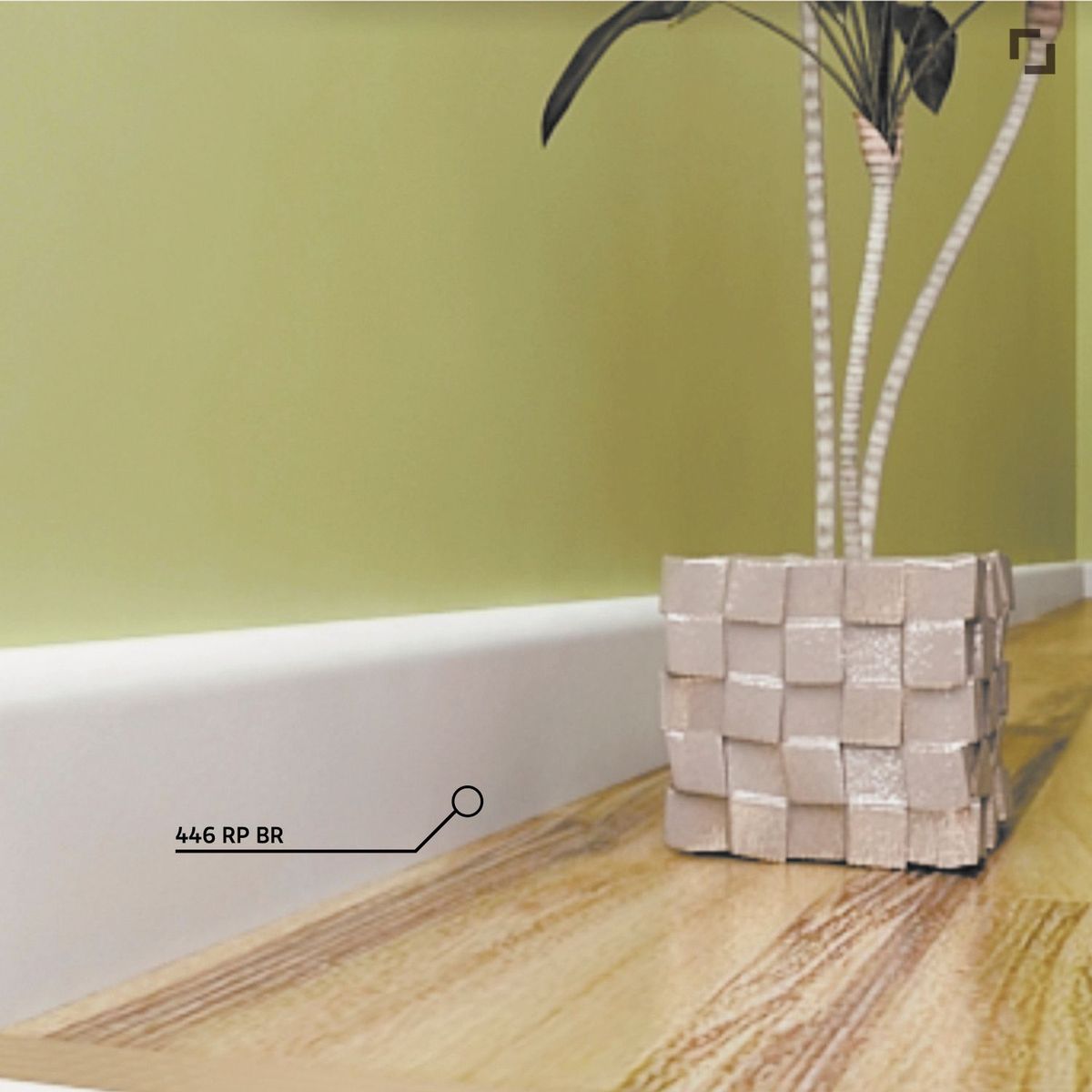 Rodape 446 Com 1 Pc Bco 240X7X1,5Cm, marca Santa Luzia - Foto 2