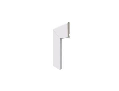 Guarnicao Lisa Boleada Branca 7X240X1,5Cm Poliestireno Ref 446 Gn