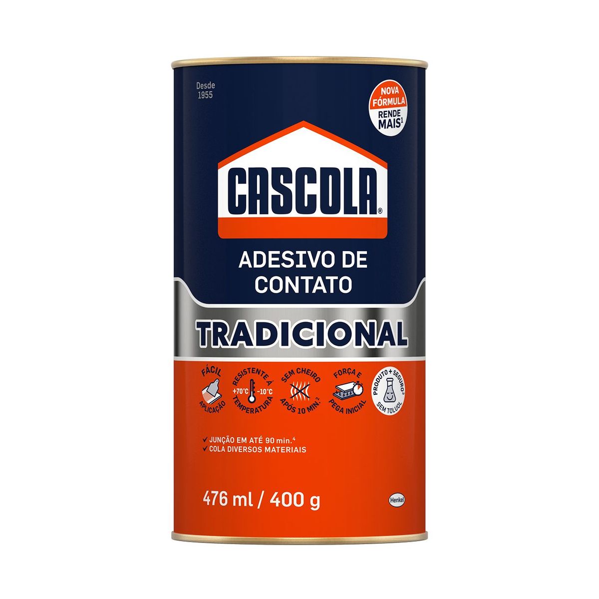 Cola de Contato Tradicional 400g sem Tuluol, marca Cascola - Foto Principal