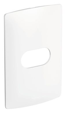 Placa 1 Posto Separado 663210 Nereya, Branco,  4x2cm