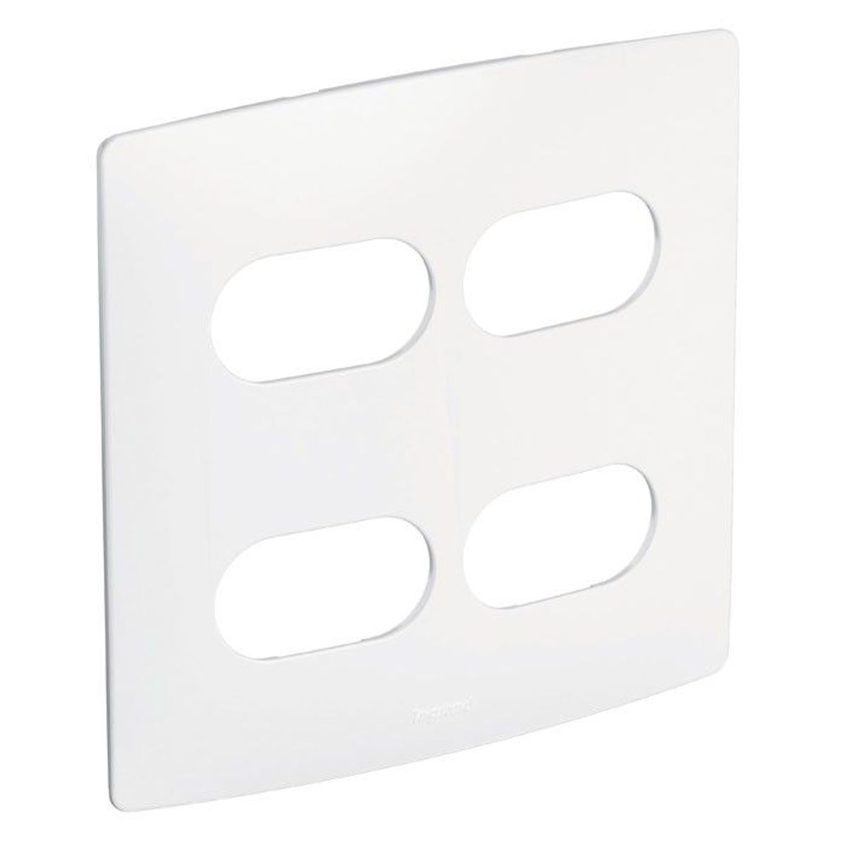 Placa 2+2 Postos Separados 663420 Nereya, Branco, 4x4, marca Pial - Foto Principal