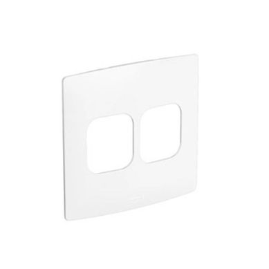 Placa 4 Postos Juntos Sal 663440 Nereya, Branco, 4x4cm