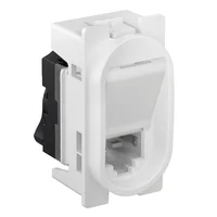 Módulo Tomada RJ45 CAT5E Nereya Branco