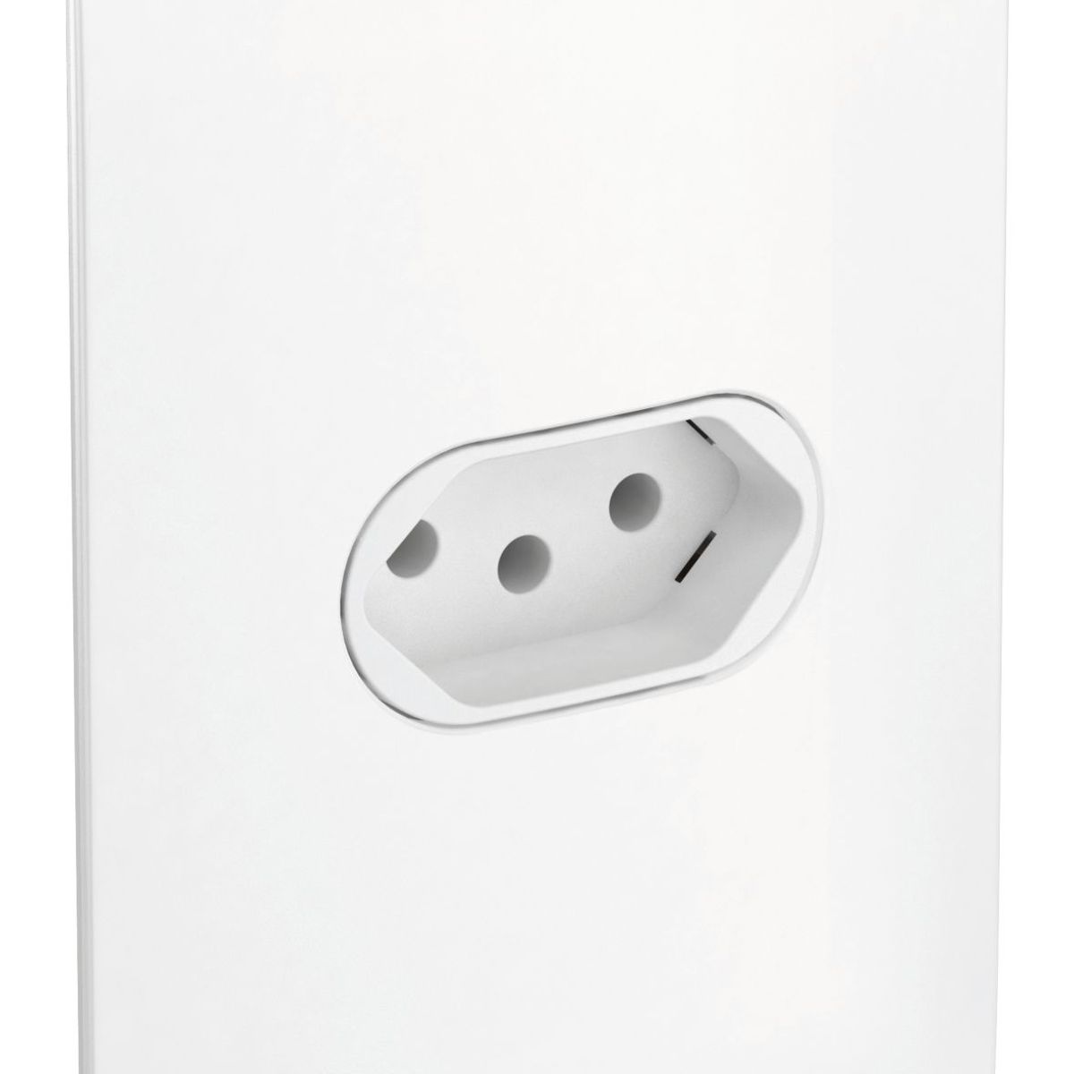 Tomada 2 Postos 10A 663150 Nereya, Branco, 4x2cm, marca Pial - Foto Principal