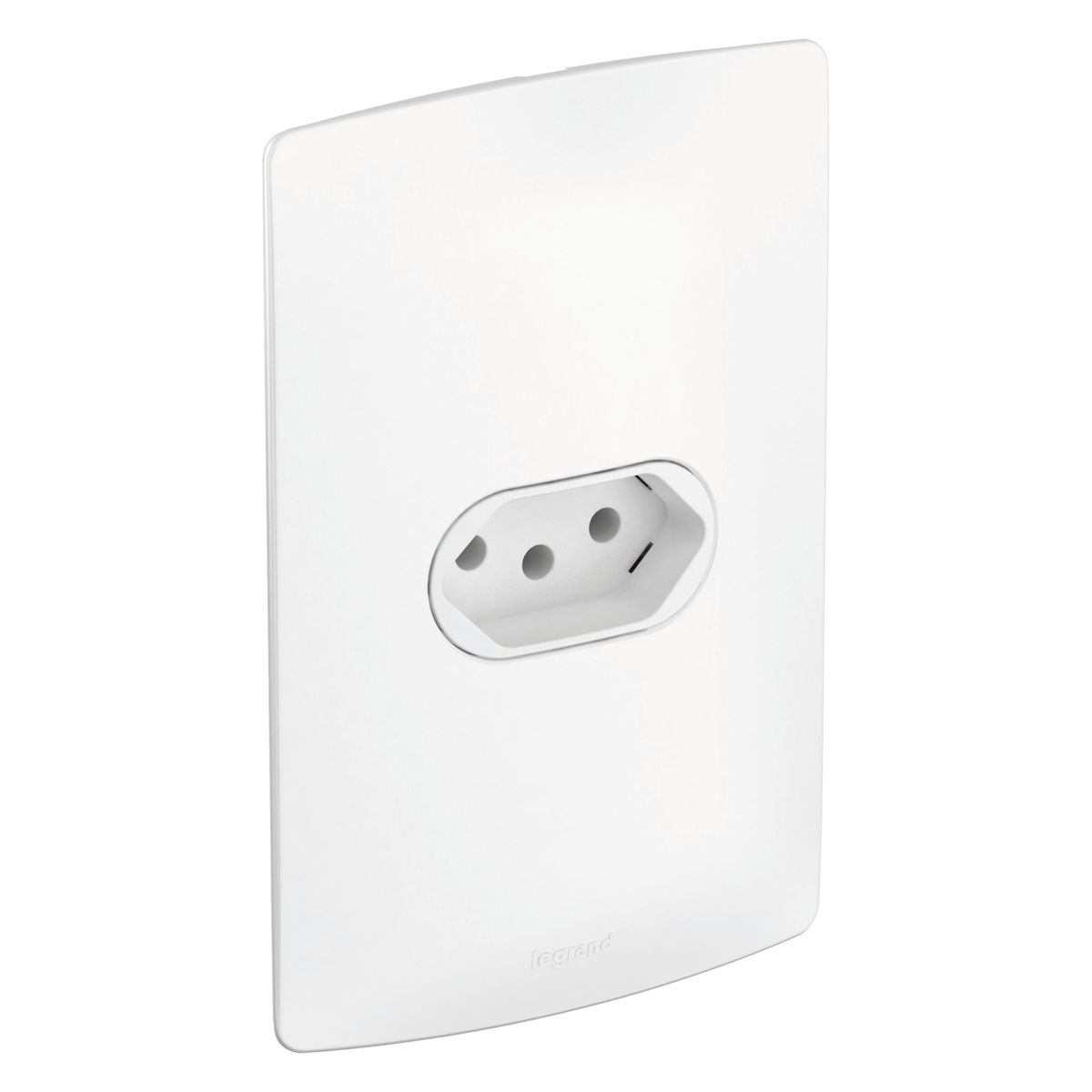 Tomada 2 Postos 10A 663150 Nereya, Branco, 4x2cm, marca Pial - Foto Principal