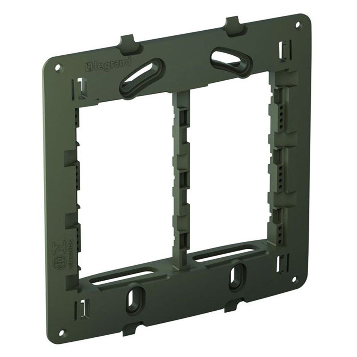 Suporte 6 Módulos para Placa 4x4cm Nereya Cinza, marca Pial - Foto Principal