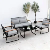 Conjunto Estar Metal Granada 4Pçs