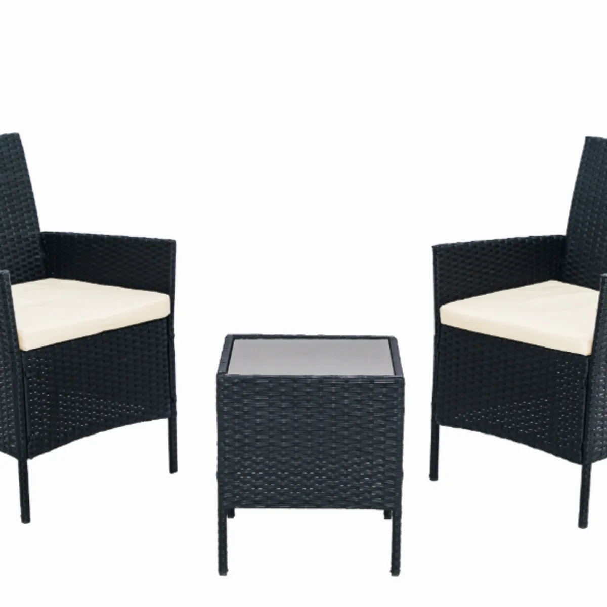 Conjunto De Varanda Arles 3 Peças Preto Just Home Collection, marca Just Home Collection - Foto Principal